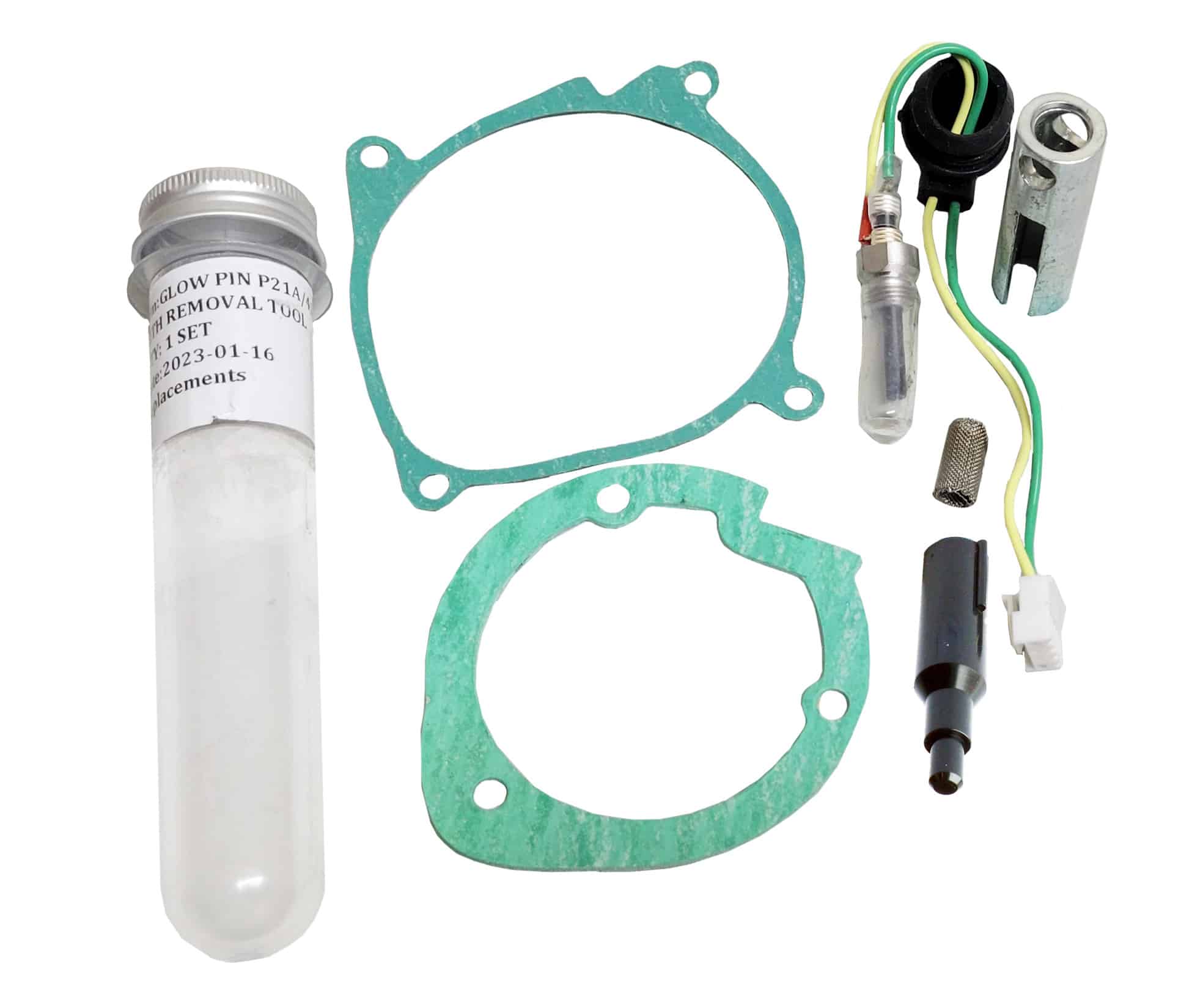 Maintenance Kit Glow pin, screen, gaskets, 2kW Air, 12V, PHP, PH21A, Diesel image 0