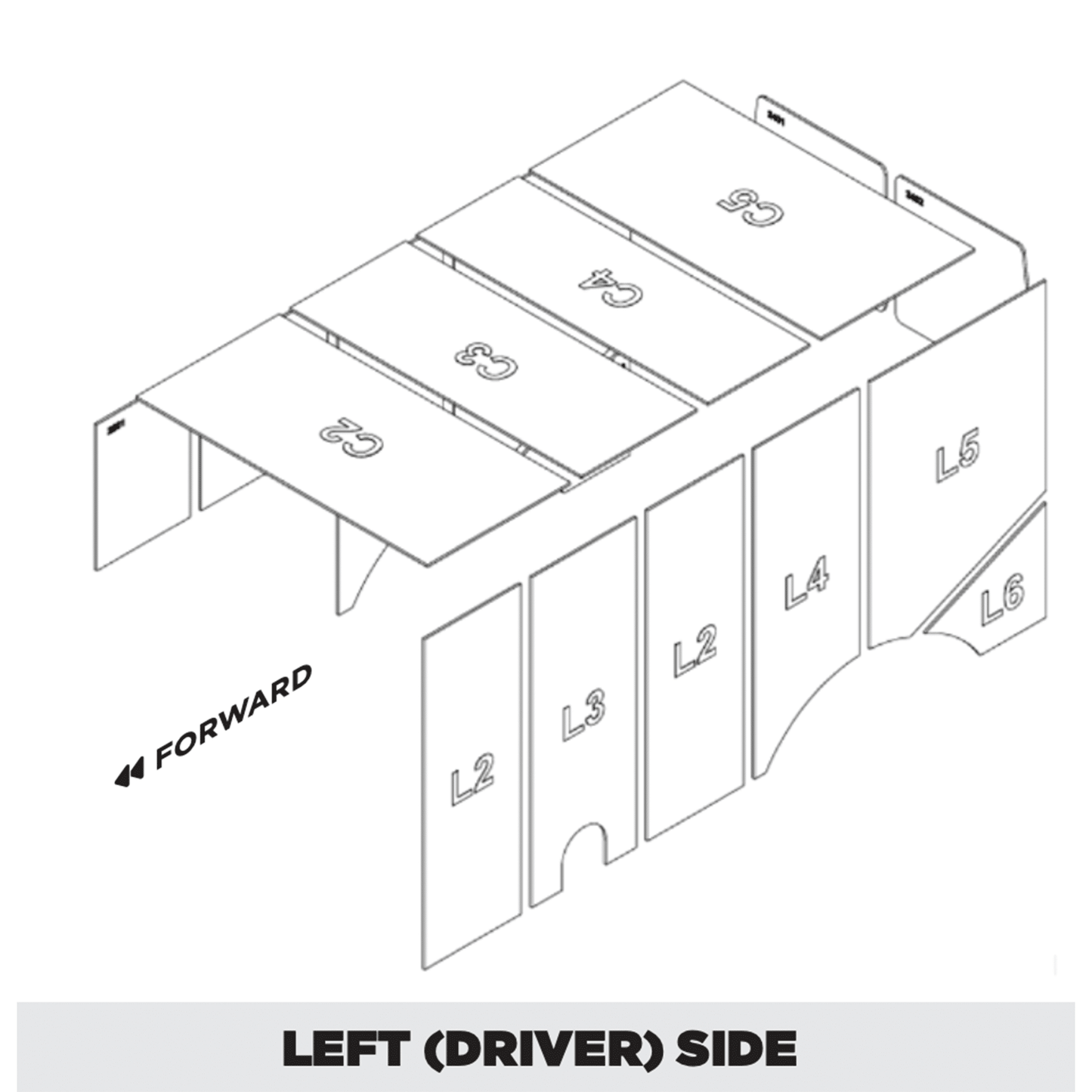 Insulation kit for GMC Savana Chevy Express 135