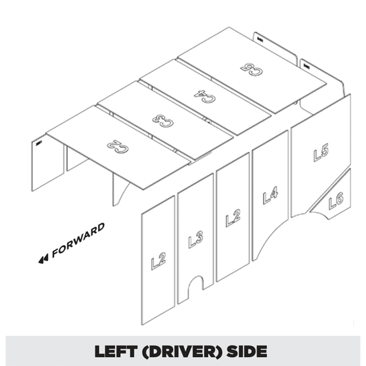 [2135] Insulation kit for GMC Savana Chevy Express 135