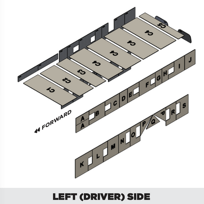 [3000WV] Insulation kit for Mercedes-Benz Sprinter 170 High Roof Window