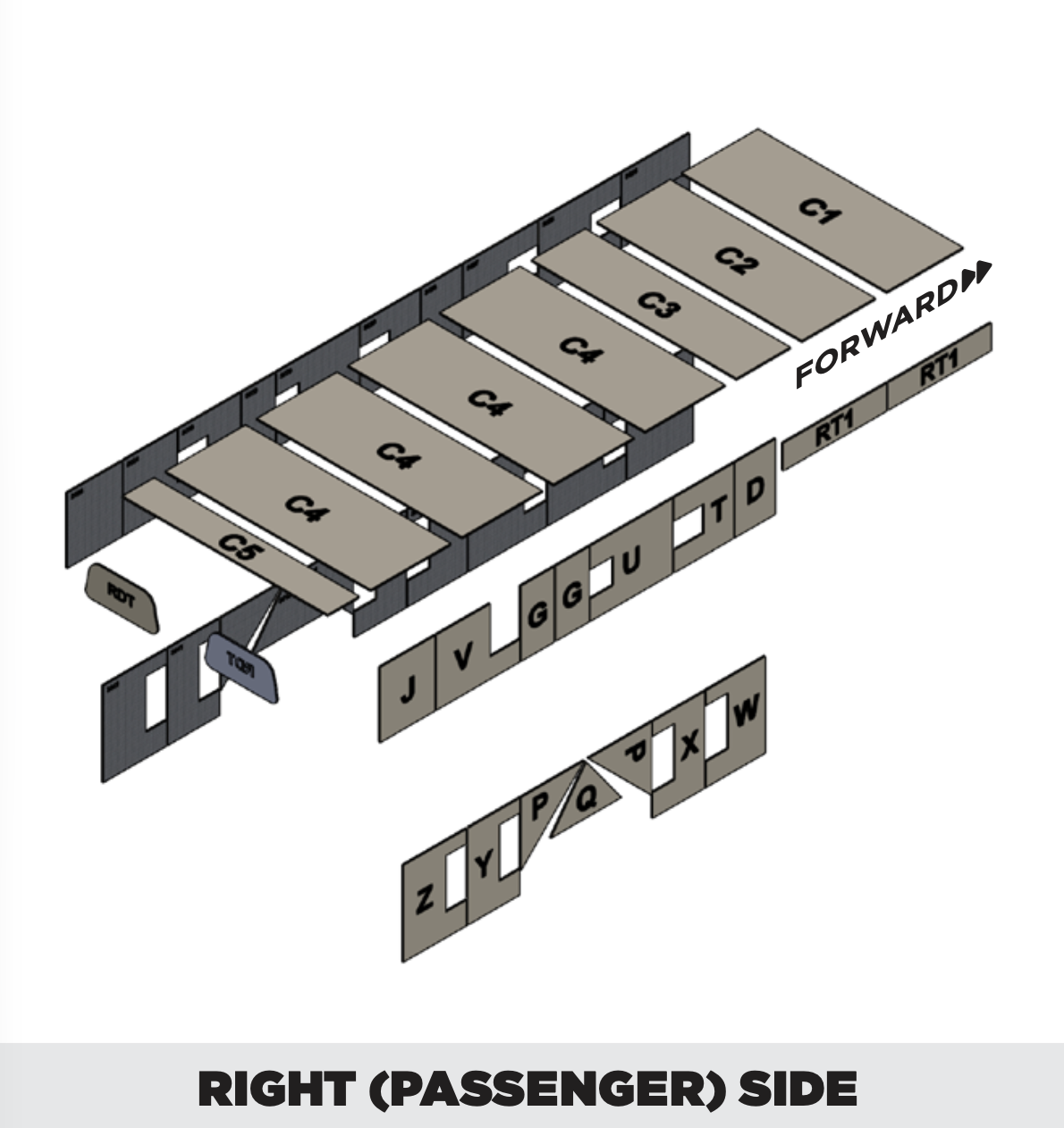 [3000WV] Insulation kit for Mercedes-Benz Sprinter 170 High Roof Window