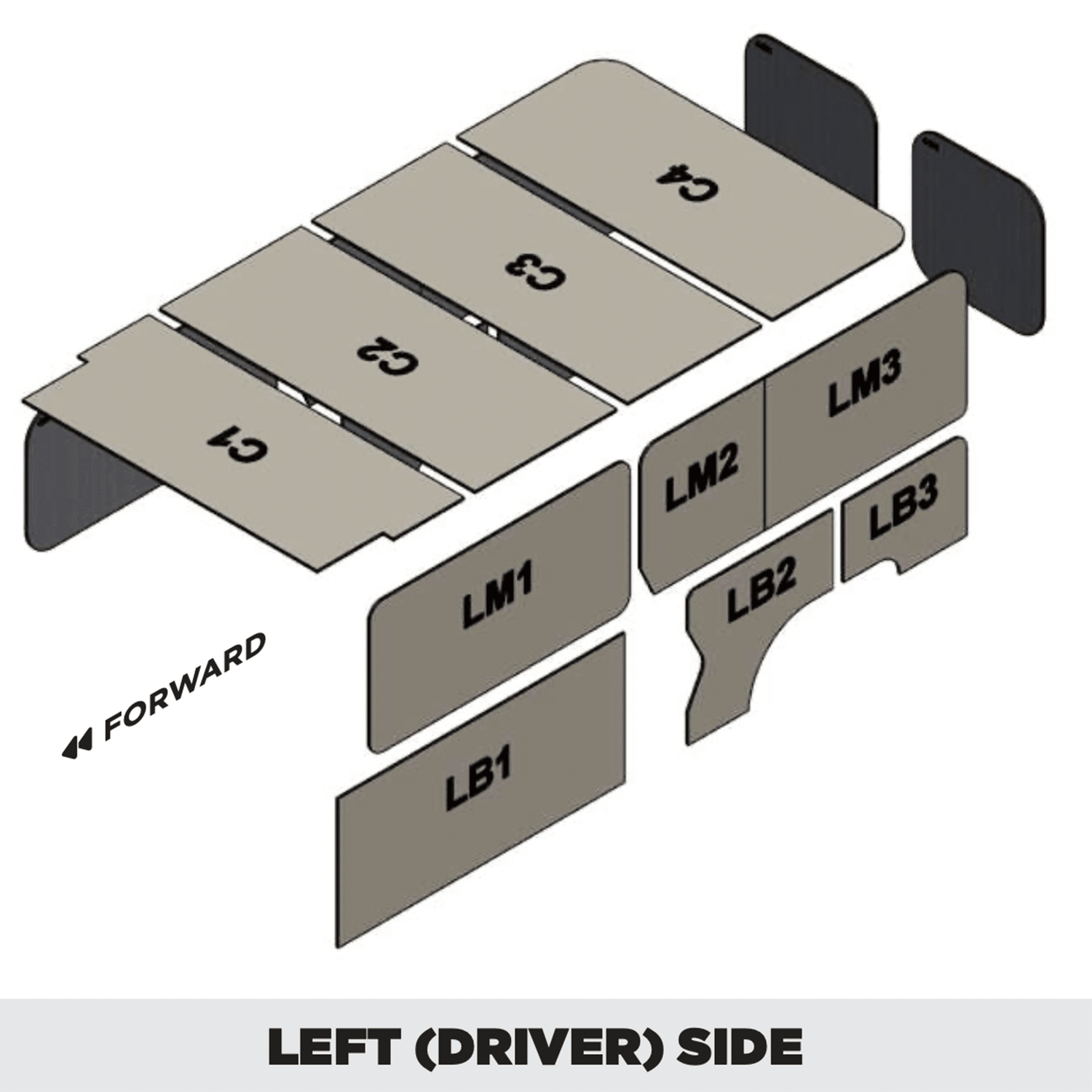 Insulation kit for Ram ProMaster 136 Low Roof