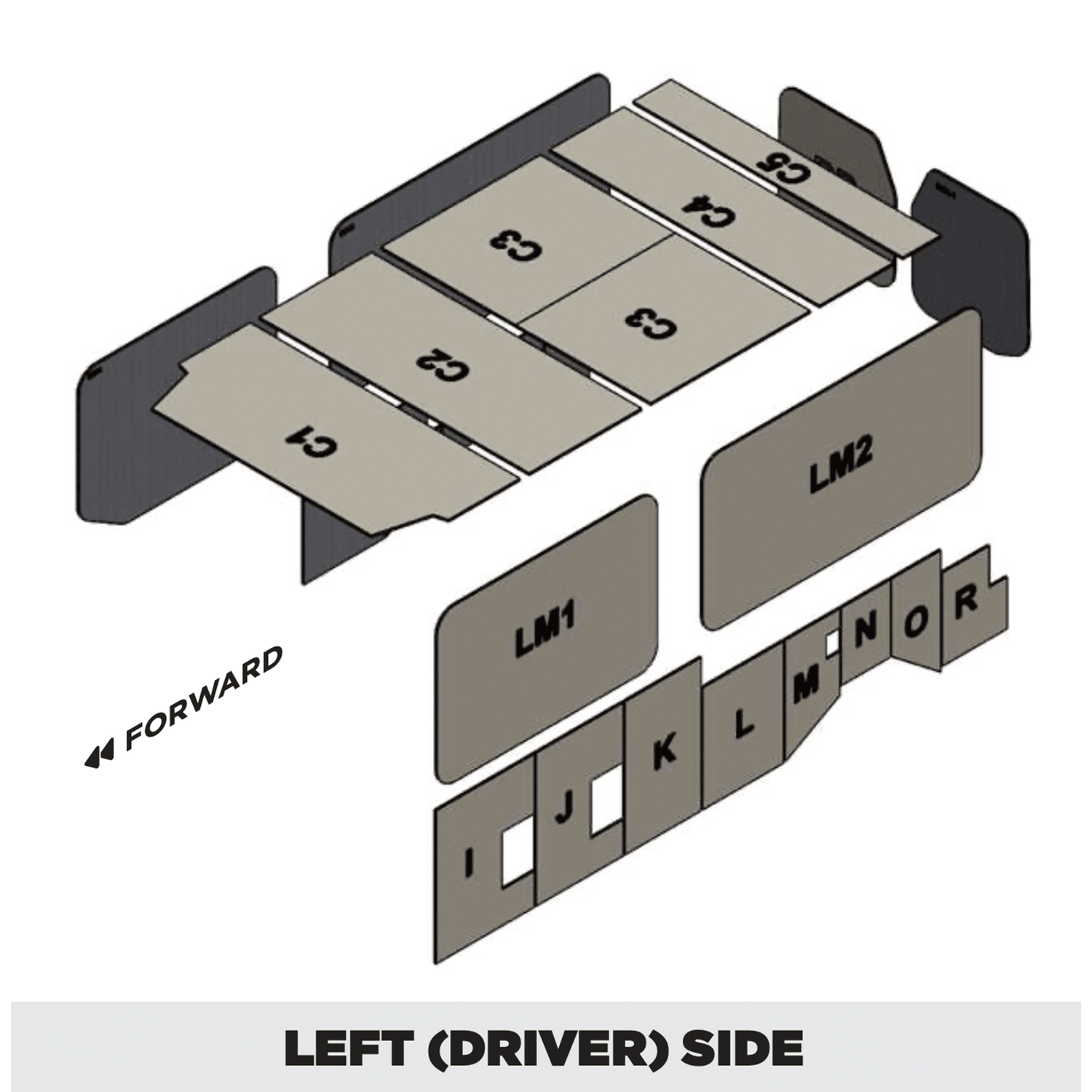 Insulation kit for Ford Transit 148 Low Roof