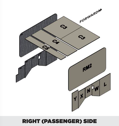[5000VMC] Insulation kit for Ford Transit 148 Mid Roof Crew