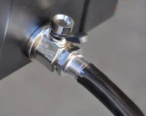 Hose ends with Viton O-ring