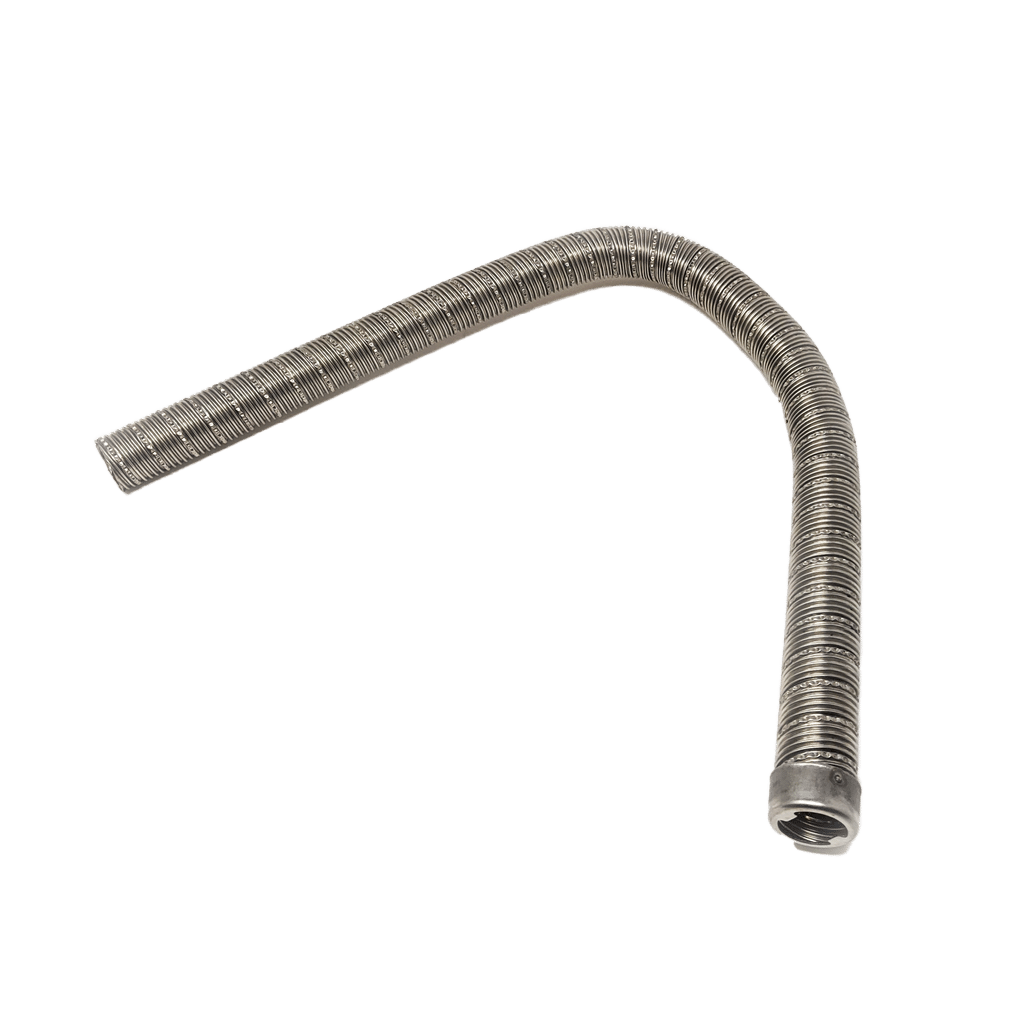 Exhaust Pipe, Flexible Double Layer with End Cap, 24mmX1m, Universal image 0