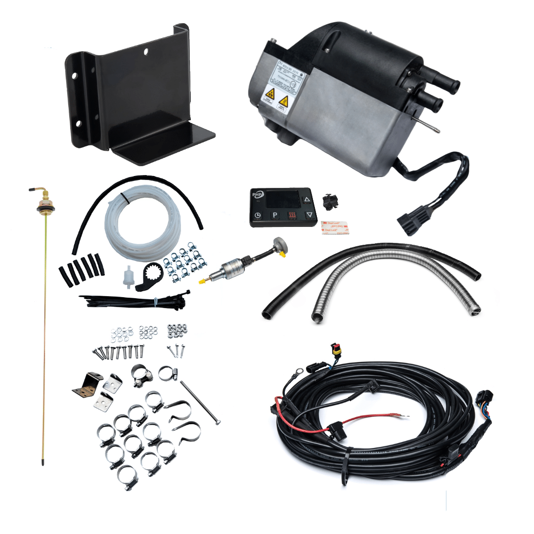 PH51W-EA7 Coolant Heater Vehicle Kit - complete kit contents