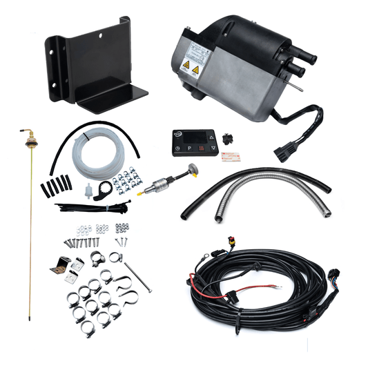 PH51W-EA7 Coolant Heater Vehicle Kit - complete kit contents