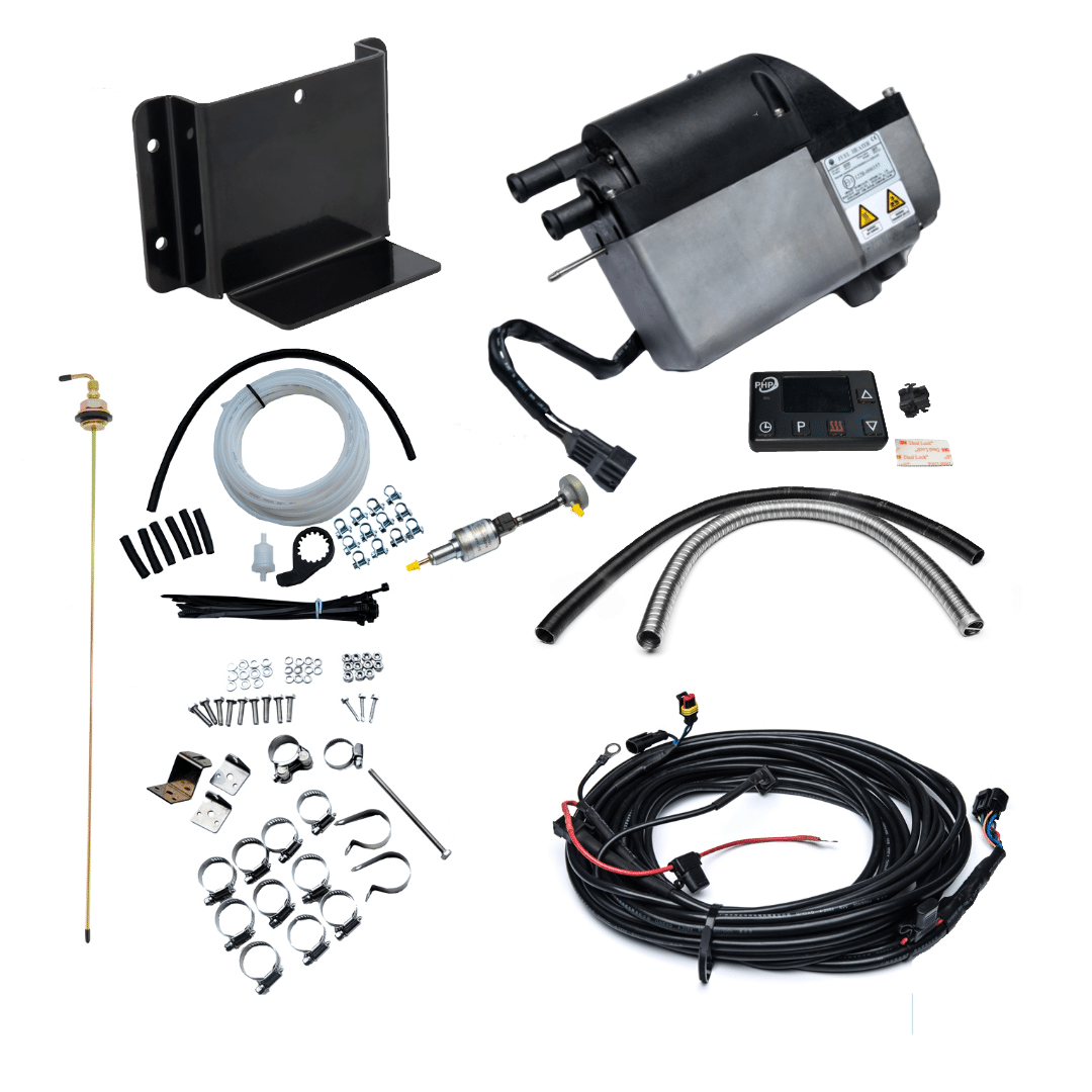PH51W-EB7 Coolant Heater Vehicle Kit - complete kit contents