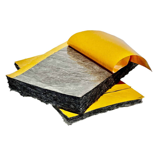 AutoPly FiberPly insulation peel-and-stick adhesive backing