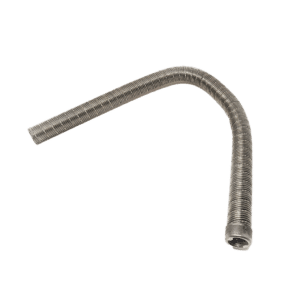 Exhaust Pipe Flexible Double Layer with End Cap 24mmX1m Universal