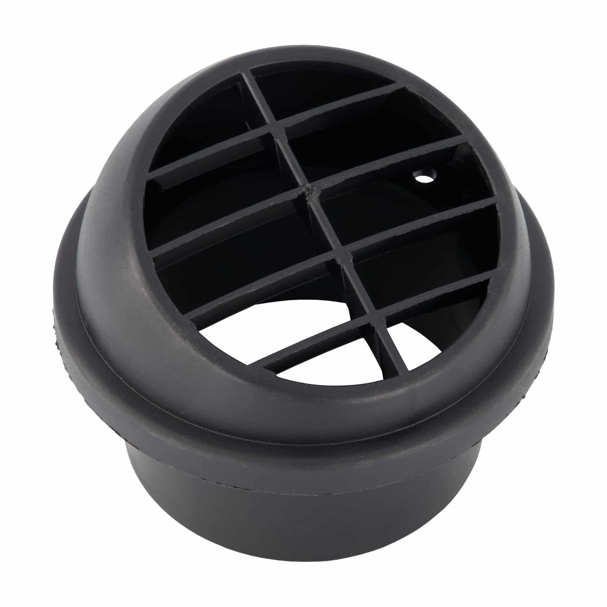Black Plastic 75mm Diesel Heater Duct Hose Pipe Air Vent Outlet Rotatable