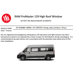 ProMaster 159 Window 22 pc kit - 0.5 black AW